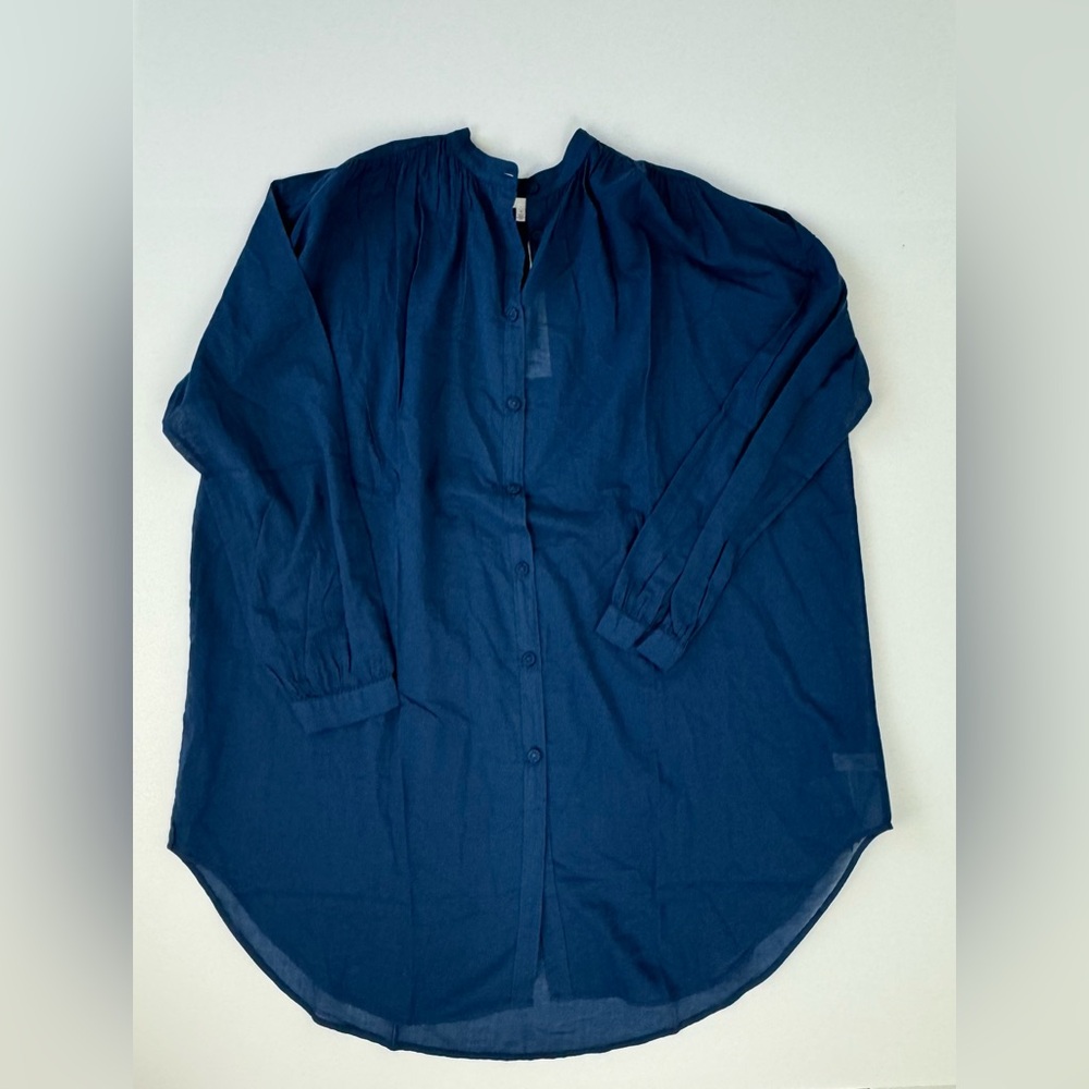 Skin Billie Caftan Blue Small